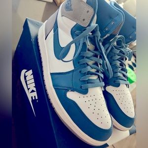 Mens-Air Jordan 1 Retro High OG ‘True Blue’- Size 13